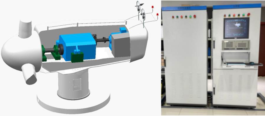 双馈缩比风力发电实验系统